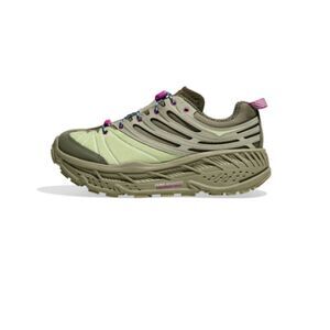 Hoka Shoes 9 5 Green Project Clifton Trail Hiking Athleisure Gorpcore Sneaker
